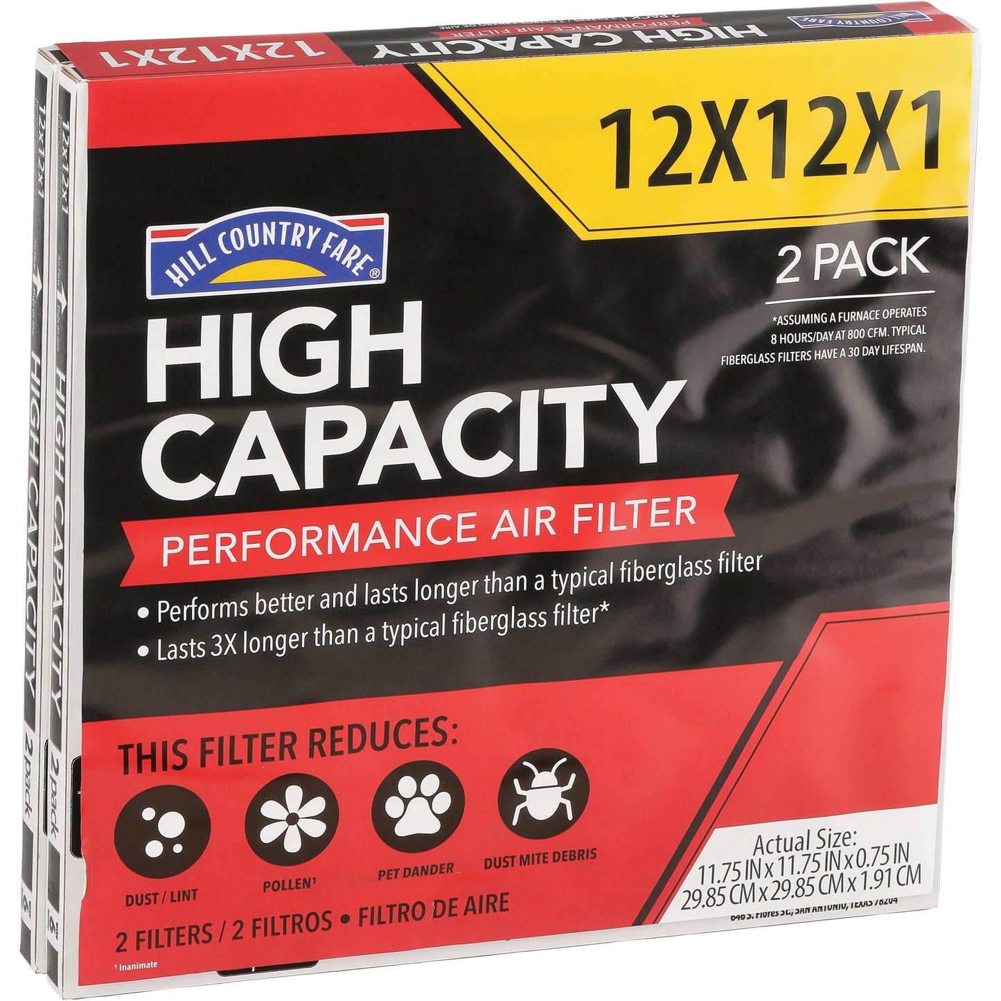 Hill Country Fare High-Capacity Performance Air Filter