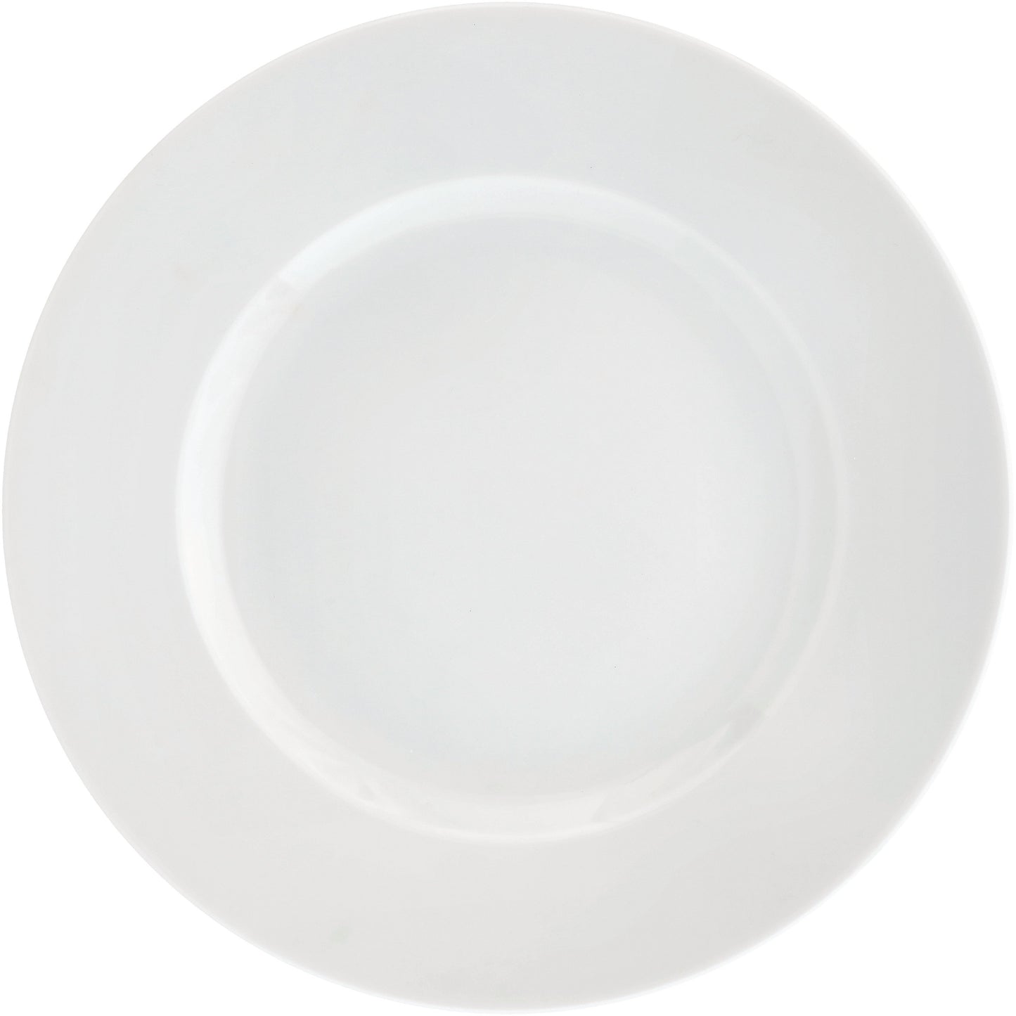 our goods Porcelain Round Dinnerware Set - Classic White
