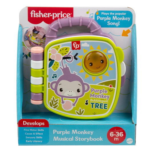 Fisher-Price Purple Monkey Musical Storybook