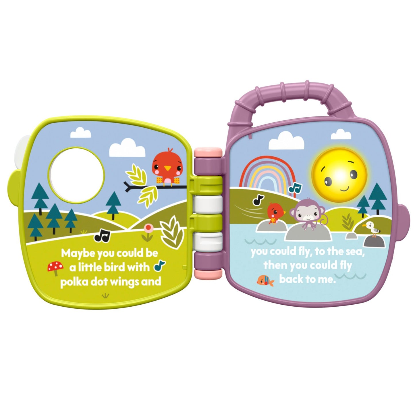 Fisher-Price Purple Monkey Musical Storybook