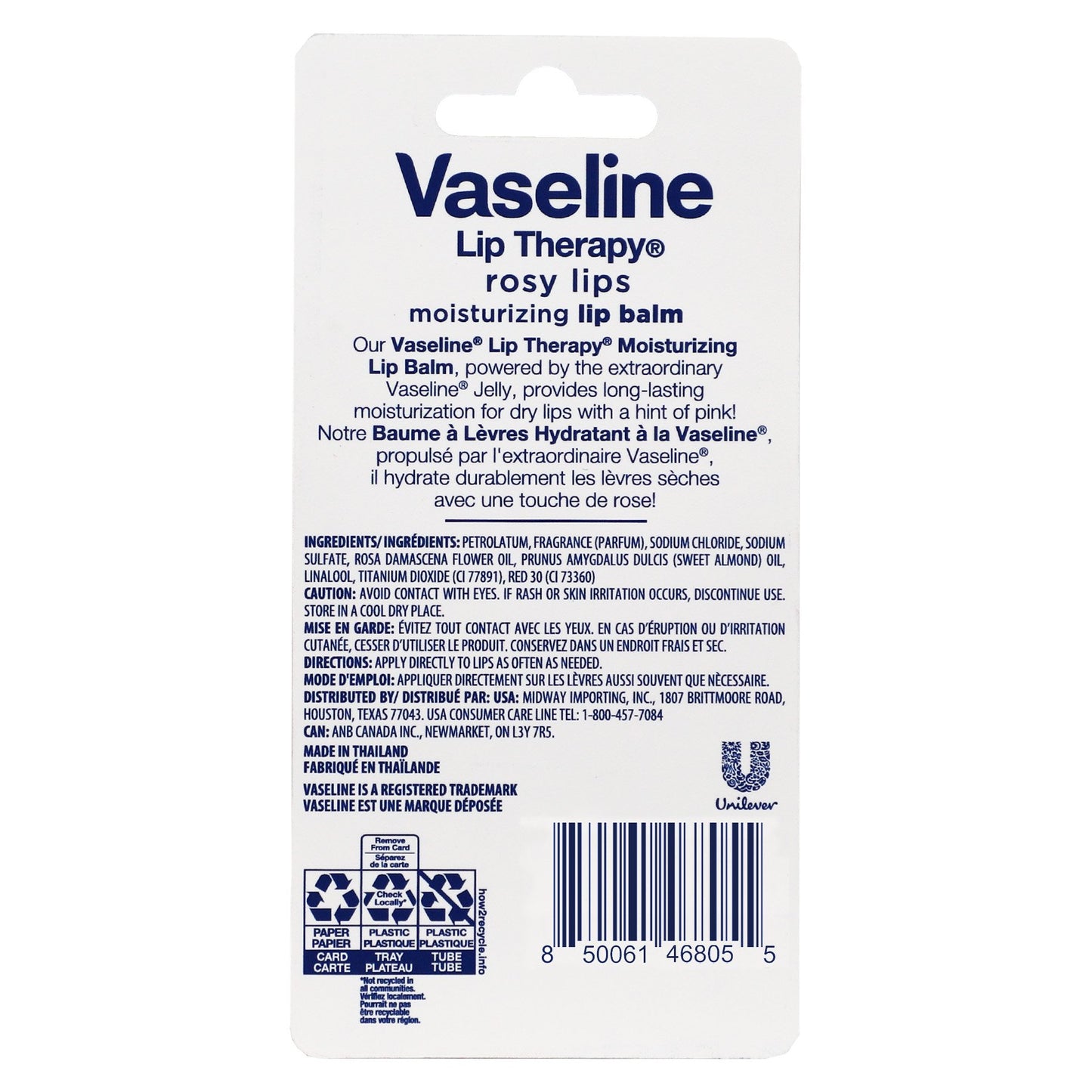 Vaseline Rosy Lips Lip Therapy Balm