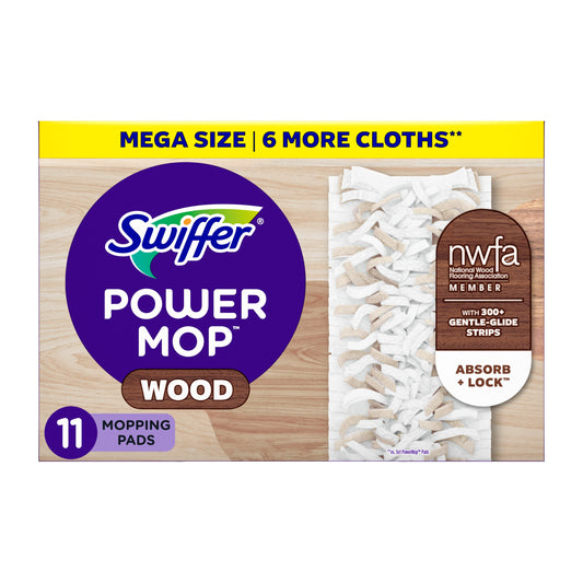 Swiffer Power Mop Wood Mopping Pads