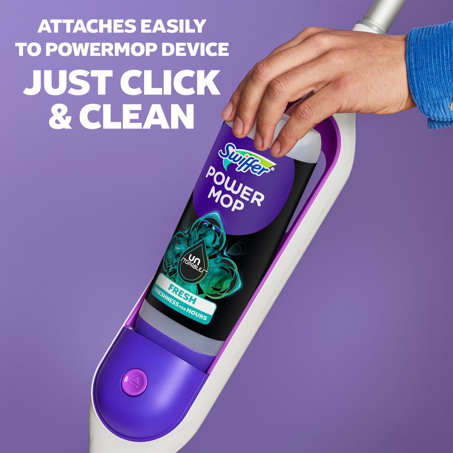 Swiffer PowerMop Floor Cleaning Solution - Unstopables Fresh Scent
