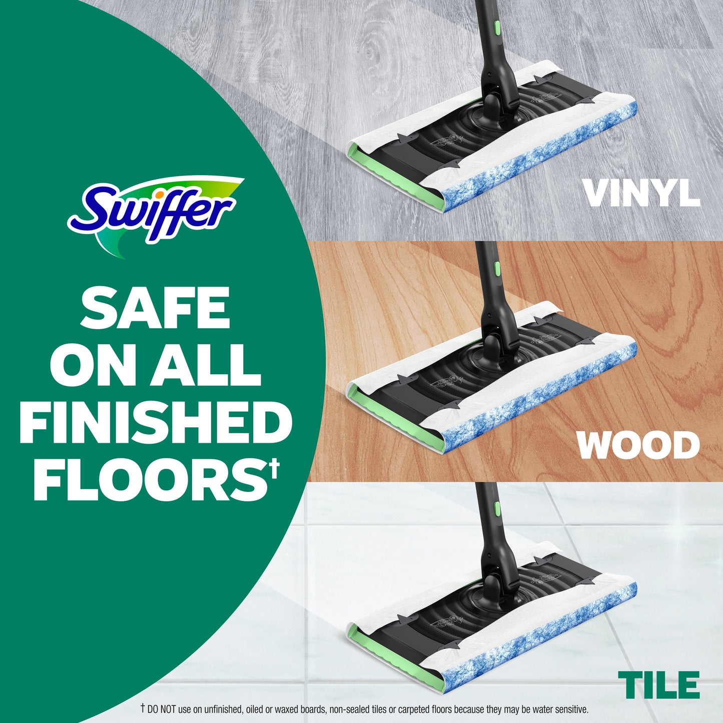 Swiffer Sweeper Heavy Duty Wet Multi-Surface Cloth Refills - Unstopables Fresh Scent