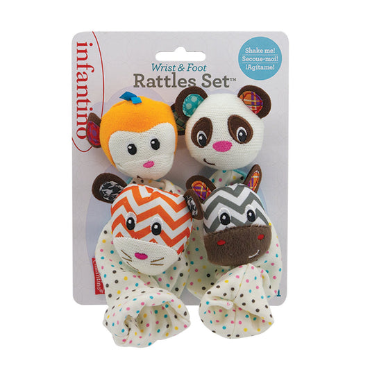 Infantino Wrist & Foot Rattles Set