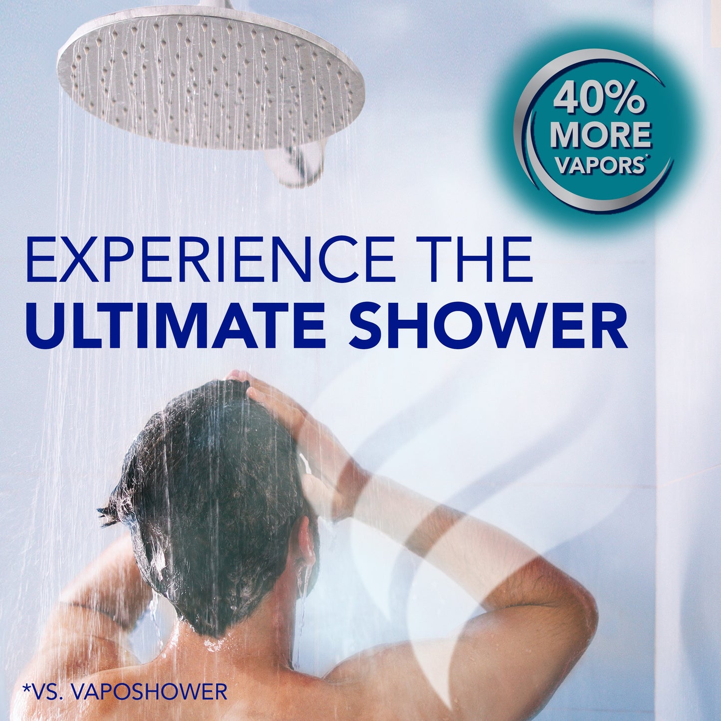 Vicks VapoShower Max Tablets, Non-Medicated Eucalyptus Shower Steamer Tablets, Menthol, Aromatherapy