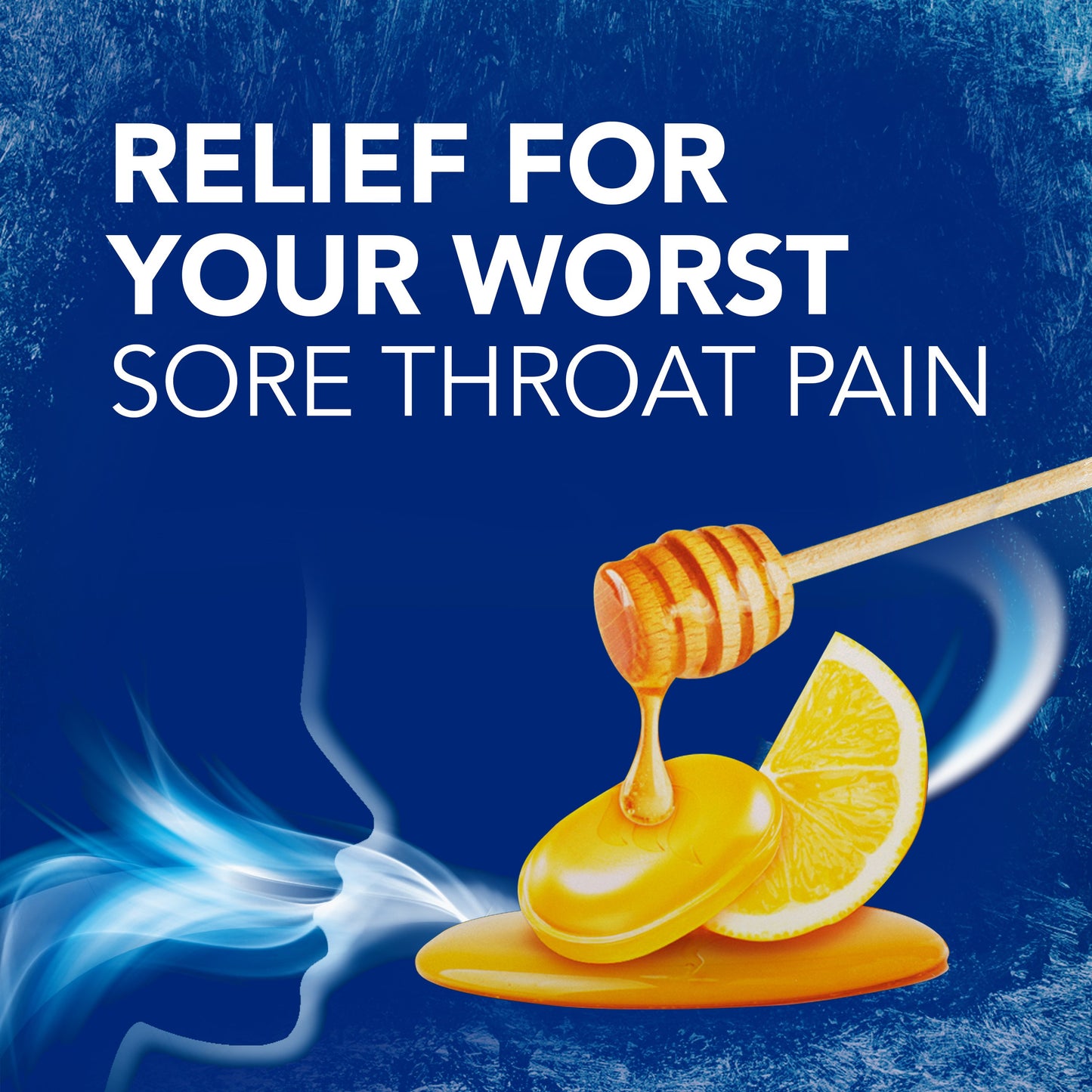Vicks VapoCOOL SEVERE Max Strength Menthol Sore Throat Lozenge, Honey Lemon Flavor