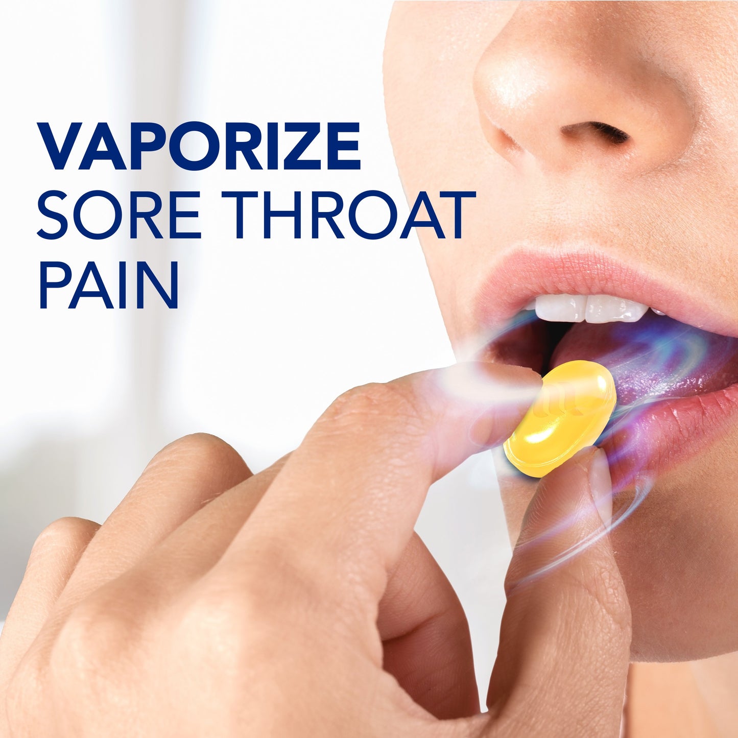 Vicks VapoCOOL SEVERE Max Strength Menthol Sore Throat Lozenge, Honey Lemon Flavor