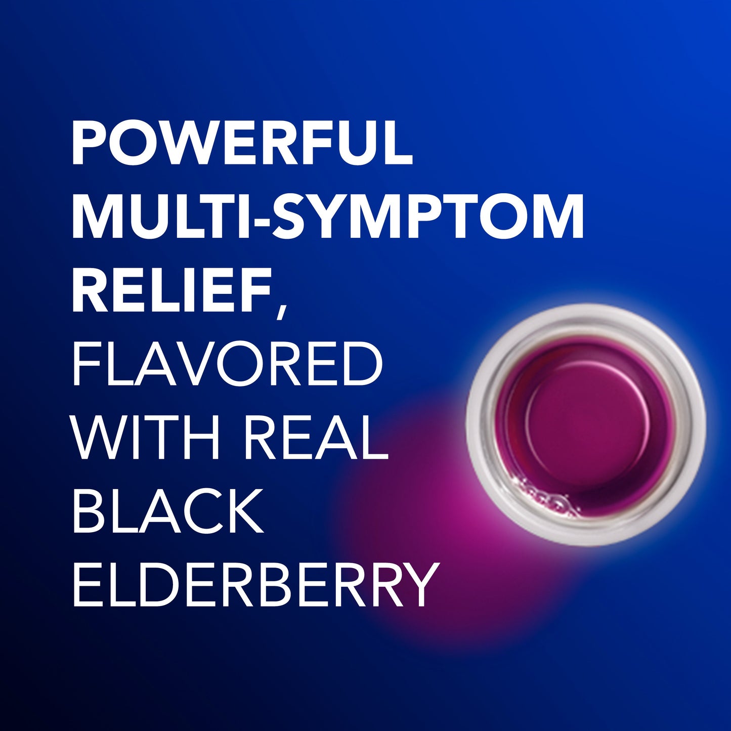 Vicks NyQuil Cold & Flu Relief Liquid Over-the-Counter Medicine, Powerful Multi-Symptom Nighttime Relief, Elderberry Flavor