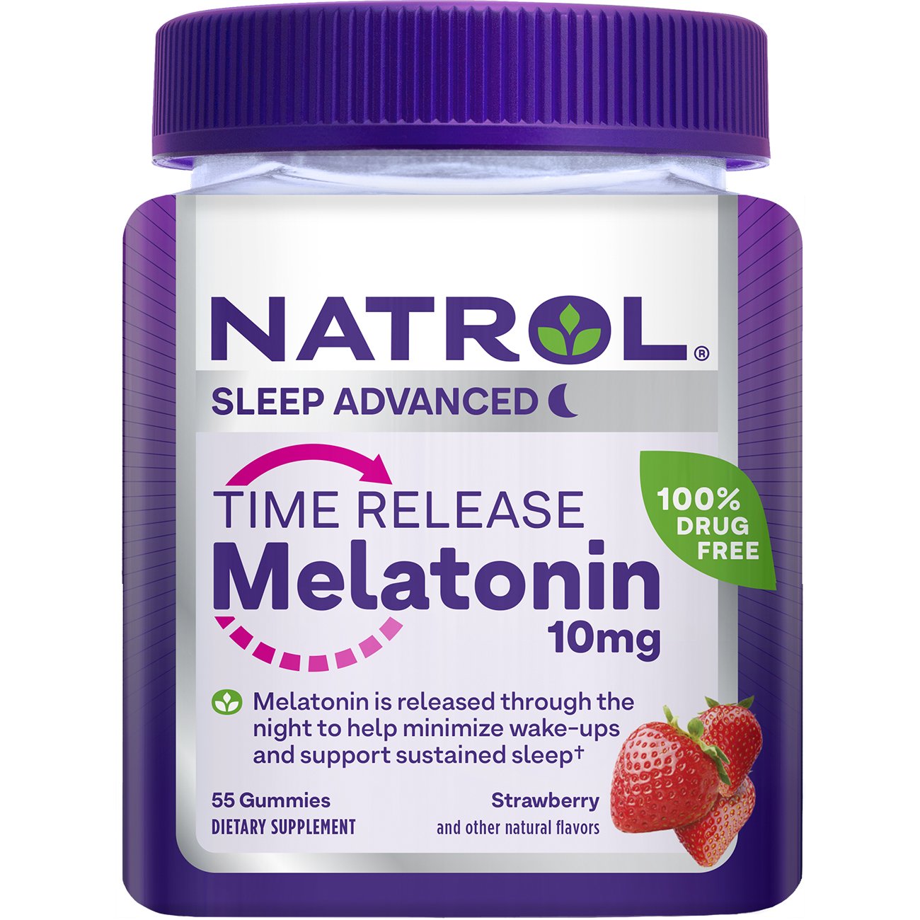 Natrol Sleep Advanced Time Release Melatonin 10mg Gummies