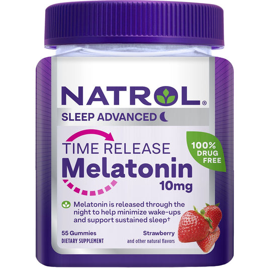 Natrol Sleep Advanced Time Release Melatonin 10mg Gummies