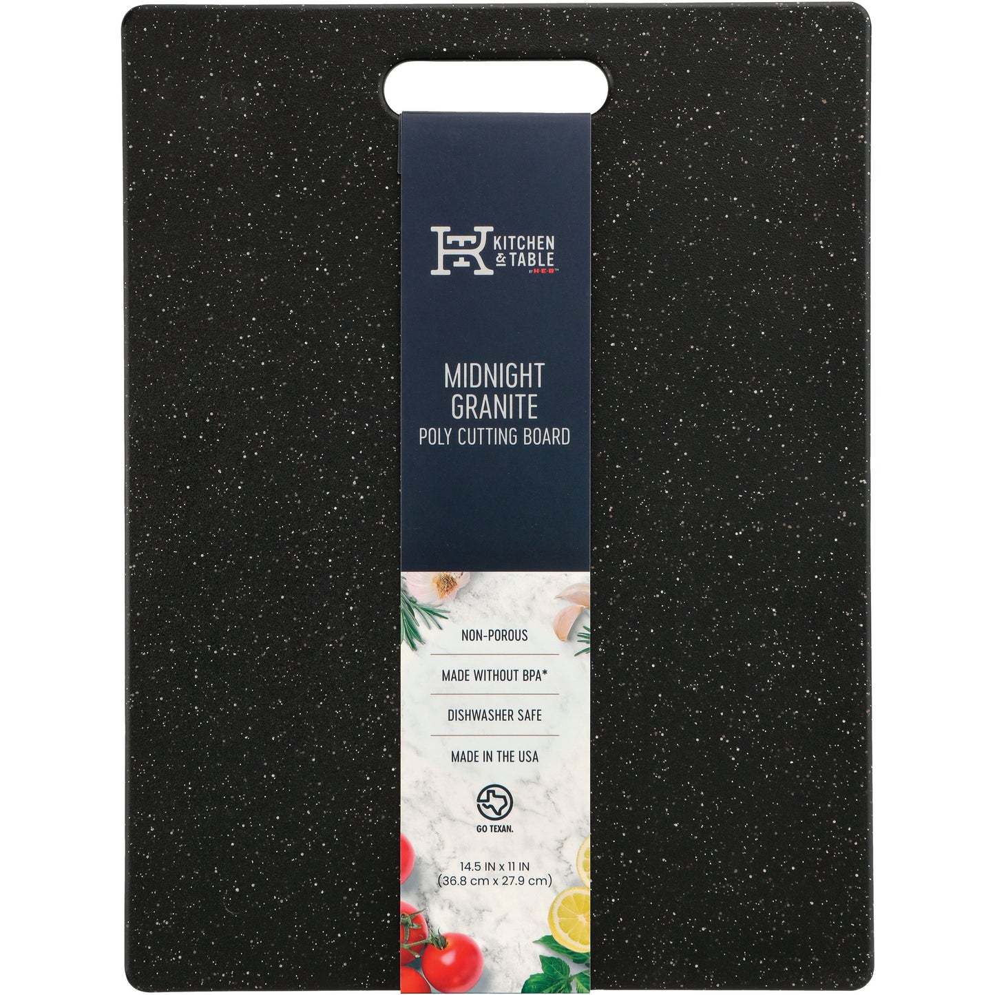 Kitchen & Table by H-E-B Midnight Granite Poly Cutting Board