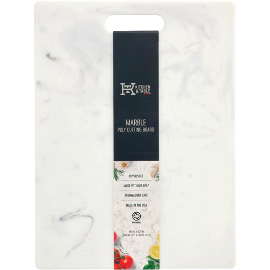 Kitchen & Table by H-E-B Marble Poly Cutting Board