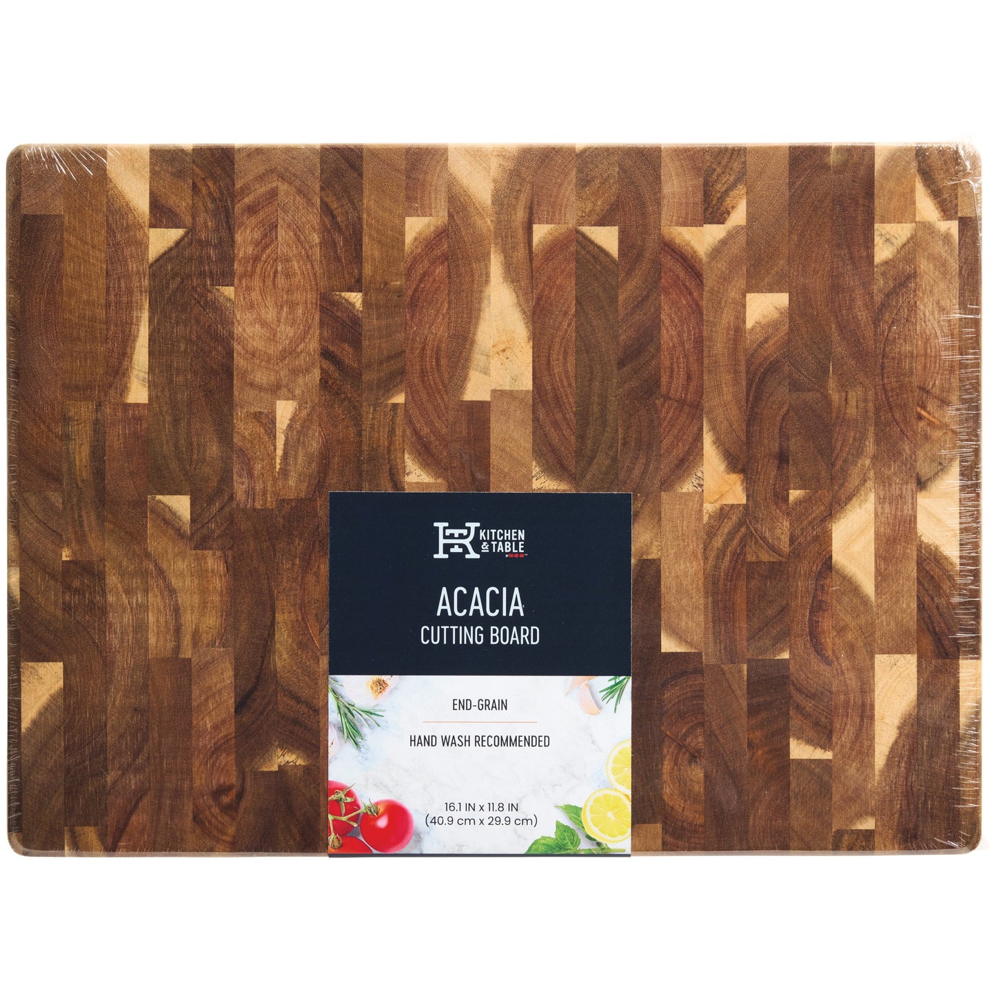 Kitchen & Table by H-E-B Acacia End Grain Cutting Board