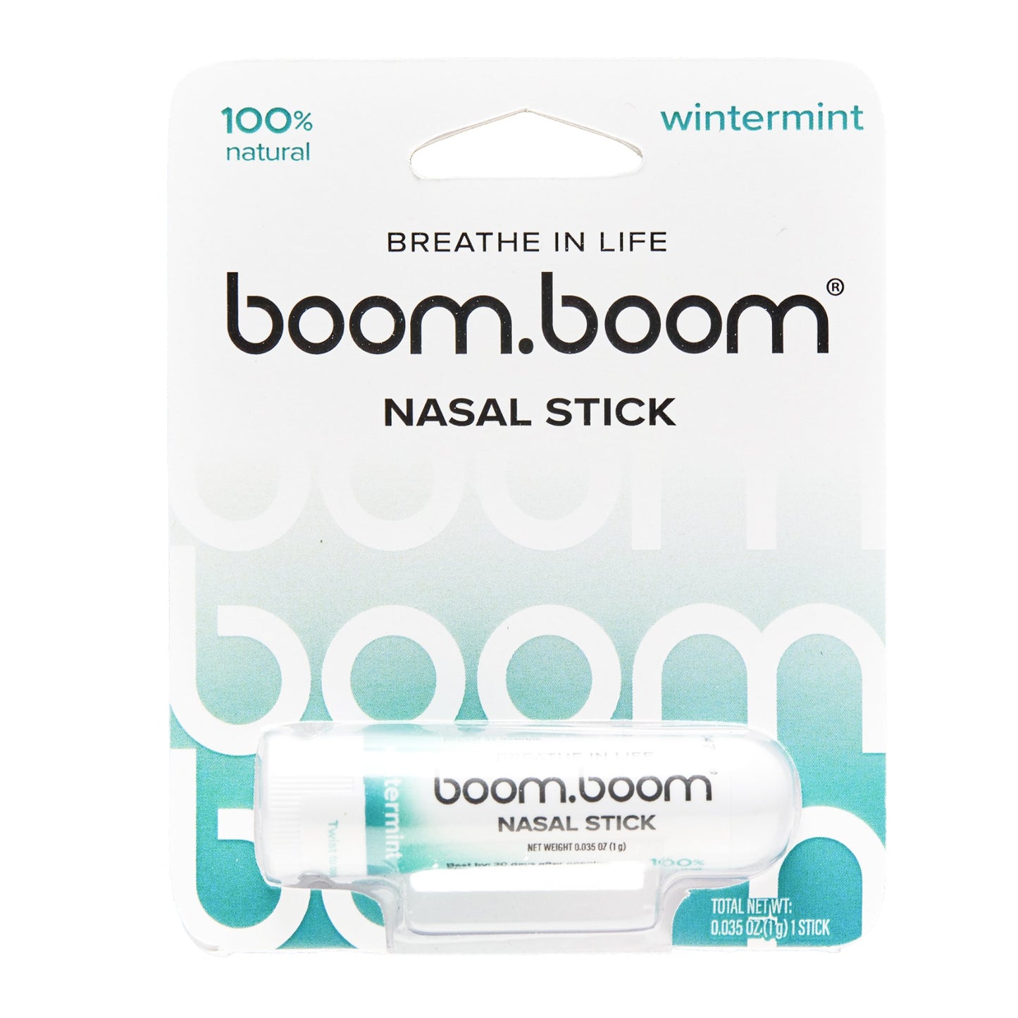 BOOMBOOM NATURALS INHALER NASAL WNTRMNT 1PK