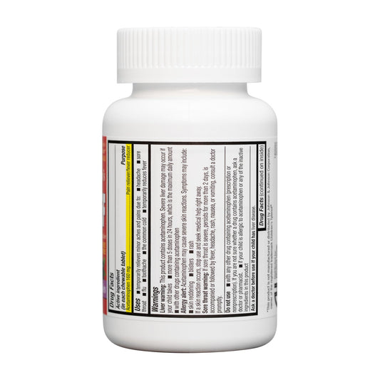 Health A2Z Children's Pain Relief Chewable Tablets - Cherry