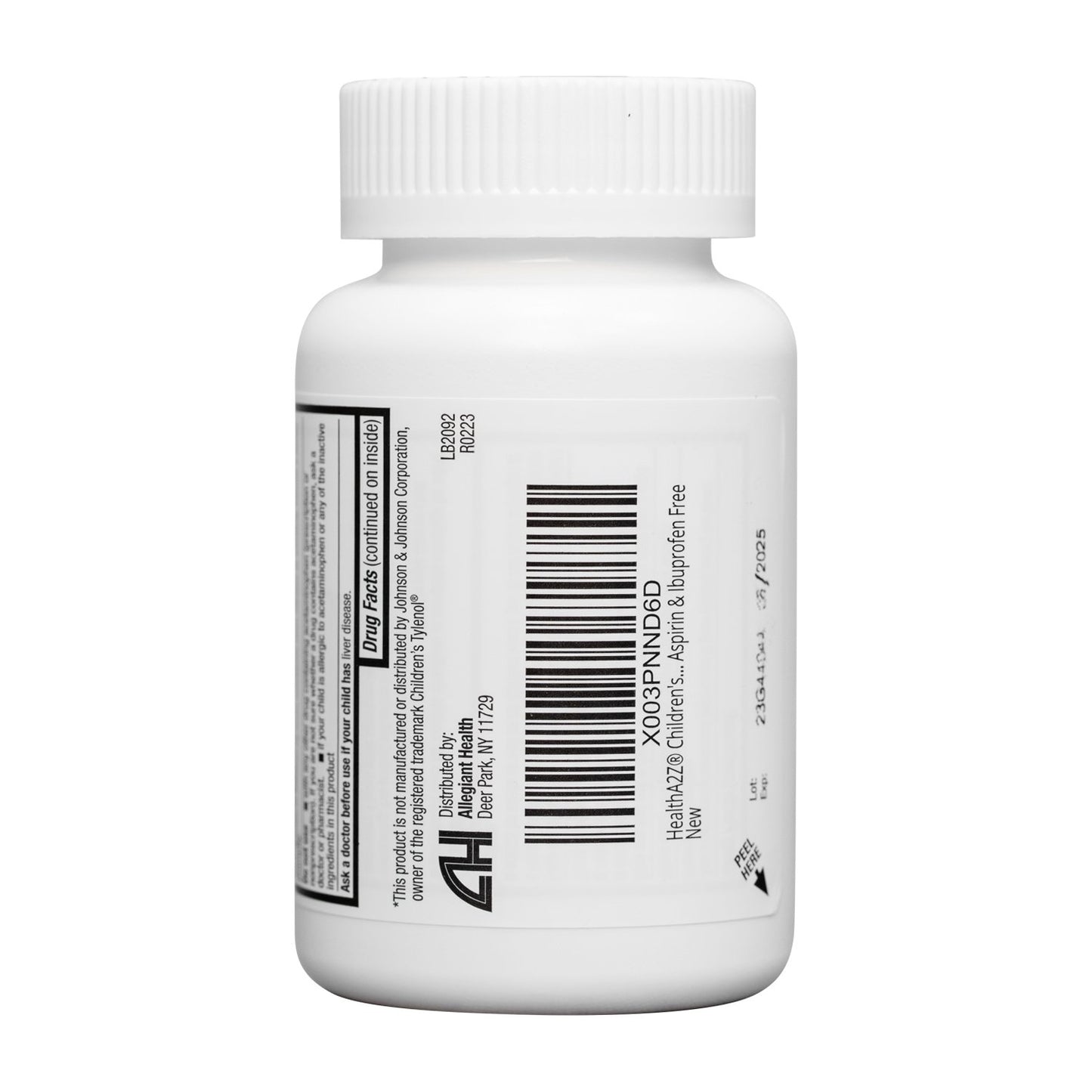 Health A2Z Children's Pain Relief Chewable Tablets - Cherry