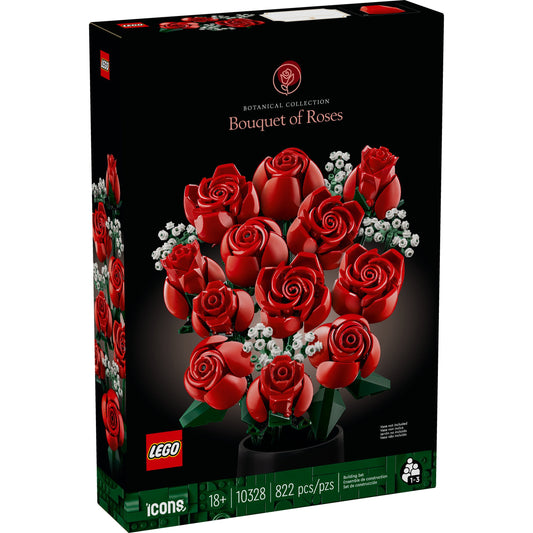 LEGO Icons Botanical Collection Bouquet of Roses Set
