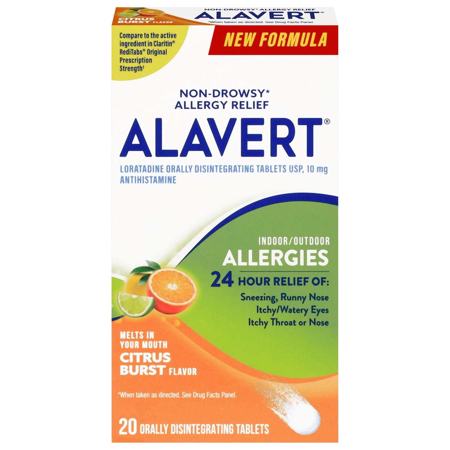 Alavert 24 Hr Allergy Relief Non-Drowsey Dissolving Tablets - Citrus Burst