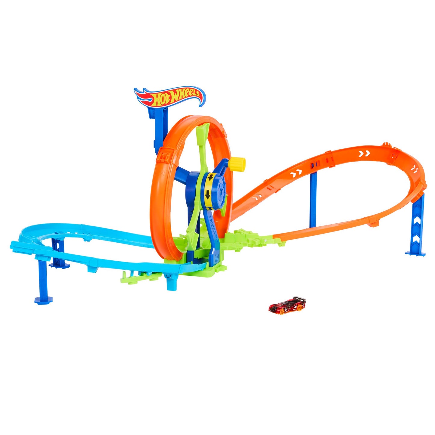 Hot Wheels Stunt Tracks Rapid Launch & Loop