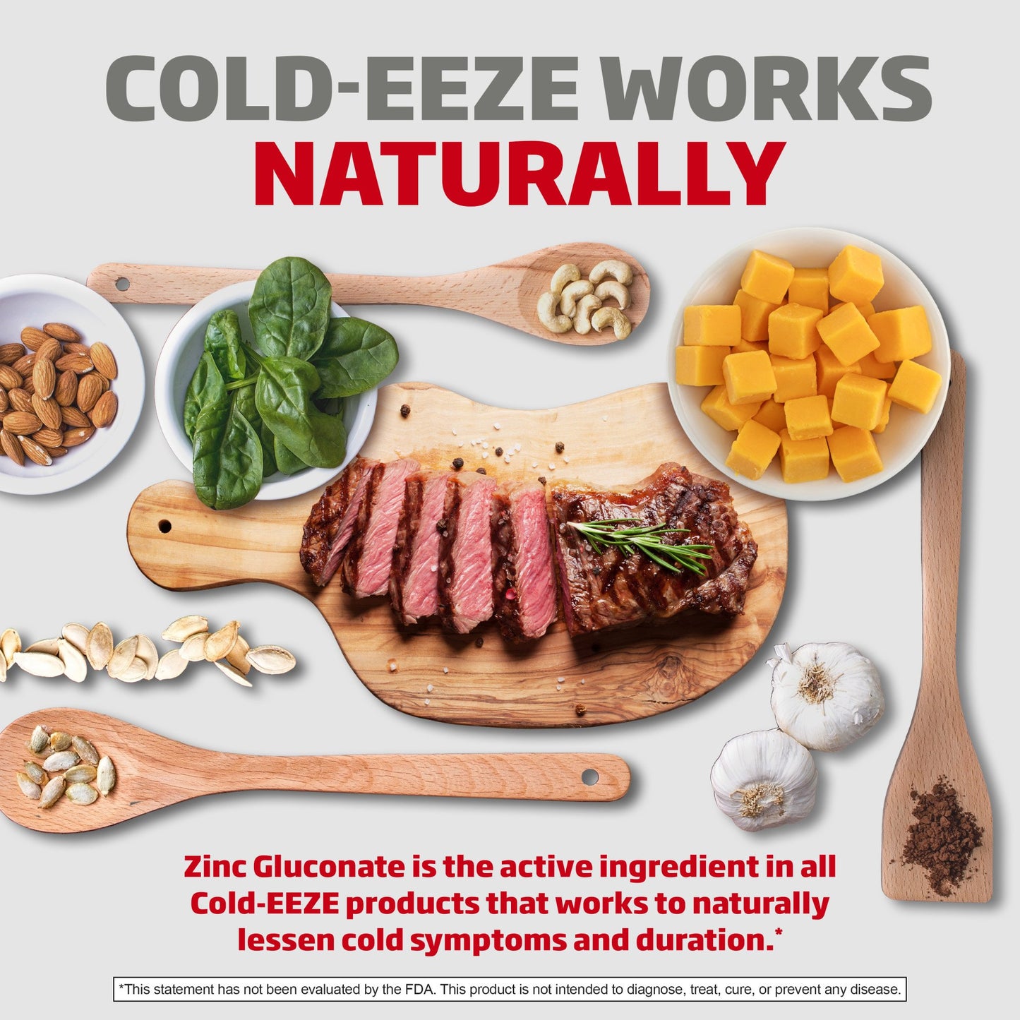 Cold-EEZE Cold Remedy Zinc Soft-Center Lozenges - Honey Lemon