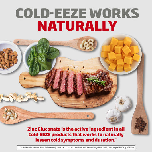 Cold-EEZE Cold Remedy Zinc Soft-Center Lozenges - Honey Lemon
