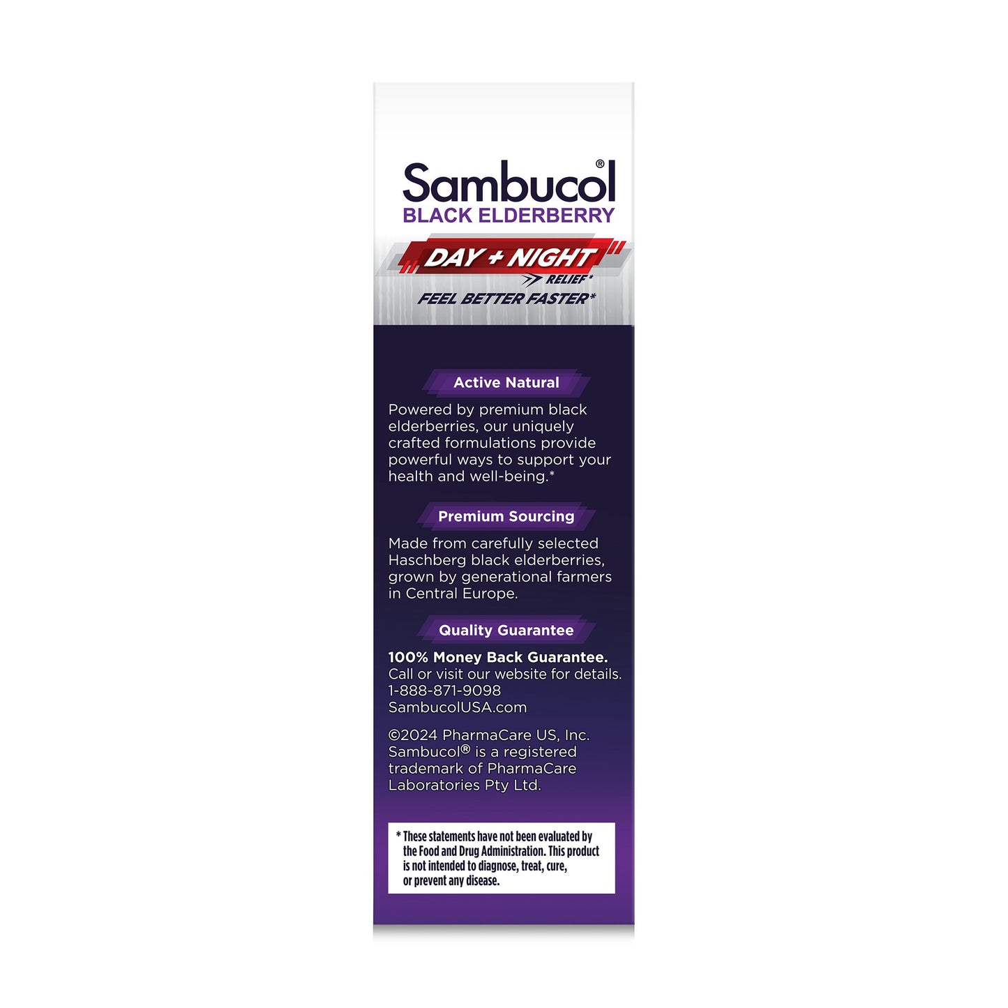 Sambucol Black Elderberry Day + Night Relief Capsules
