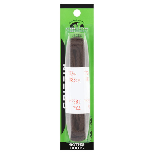 Griffin Nylon Boot Shoe Laces - Brown