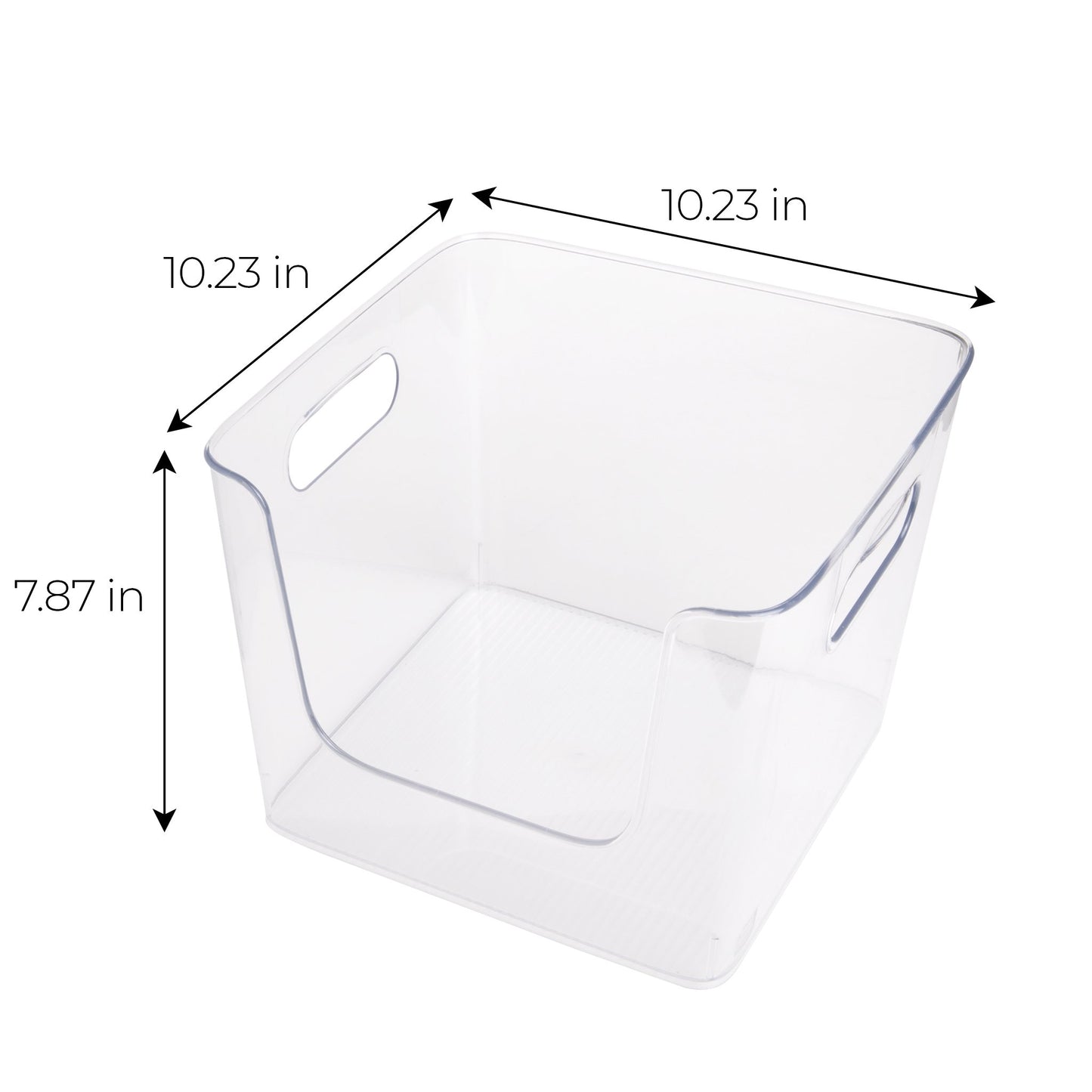 Smart Design Open Front Storage Bin