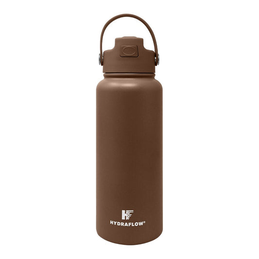 Hydraflow Hybrid Flipstraw Water Bottle - Cocoa