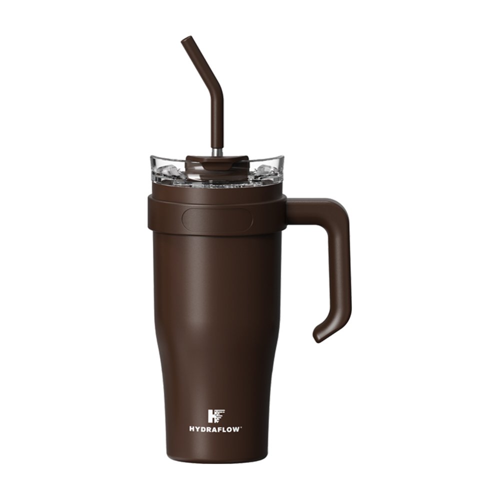 Hydraflow Capri Straw Tumbler - Cocoa