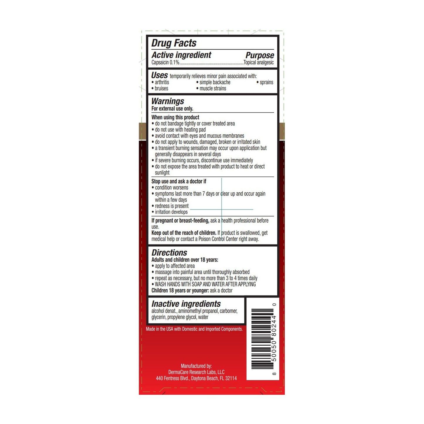 DCH Labs Arthritis Pain Relief Roll-On