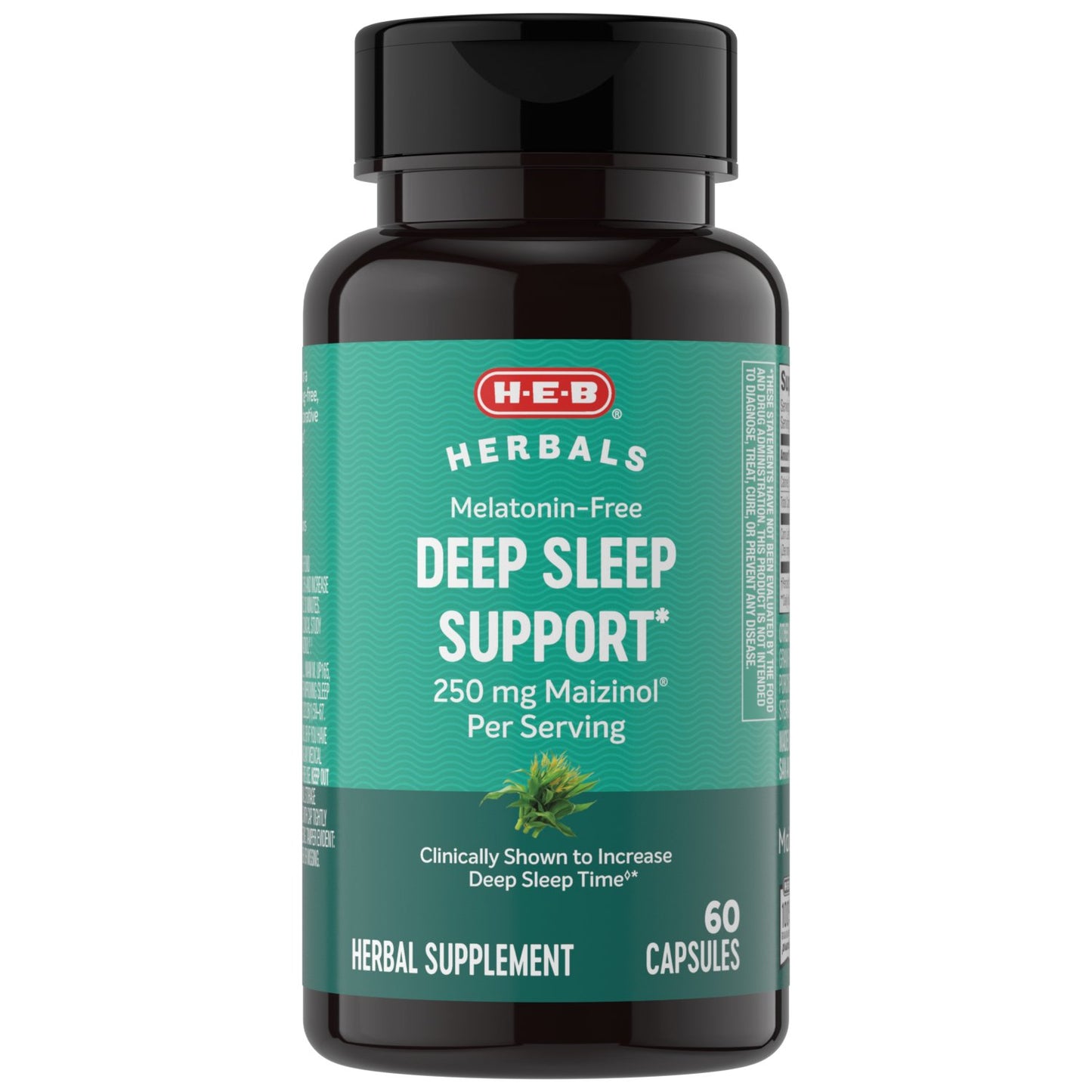 H-E-B Herbals Melatonin Free Deep Sleep Support Capsules