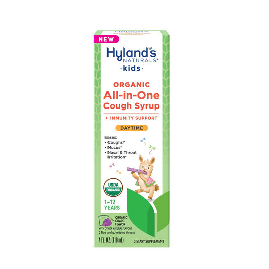 Hyland's Naturals Kids Daytime All-In-One Cough Syrup - Grape