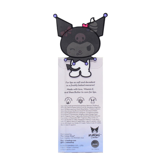 The Crème Shop Kuromi Macaron Lip Balm - Blueberry Smoothie Flavor