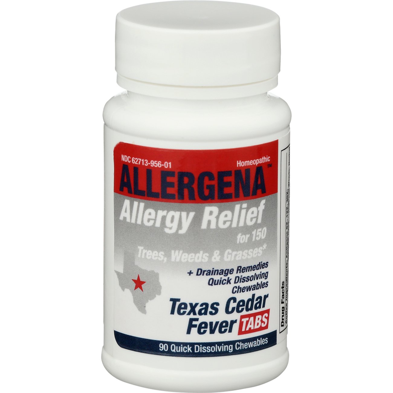 Allergena Texas Cedar Fever Allergy Relief Chewable Tablets