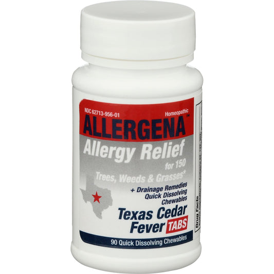 Allergena Texas Cedar Fever Allergy Relief Chewable Tablets