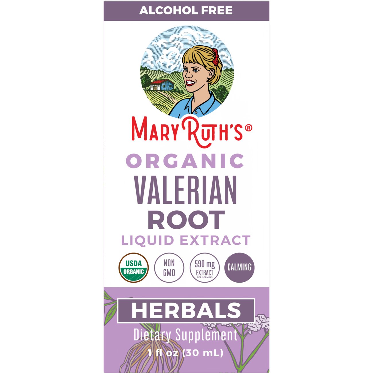 Mary Ruth's Organic Valerian Root Liquid Extract