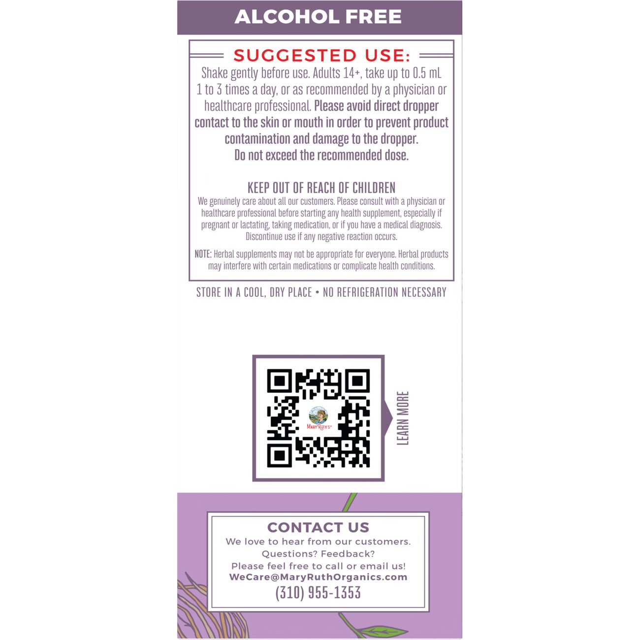 Mary Ruth's Organic Valerian Root Liquid Extract