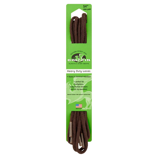 Griffin Kevlar Heavy Duty Shoe Laces - Brown