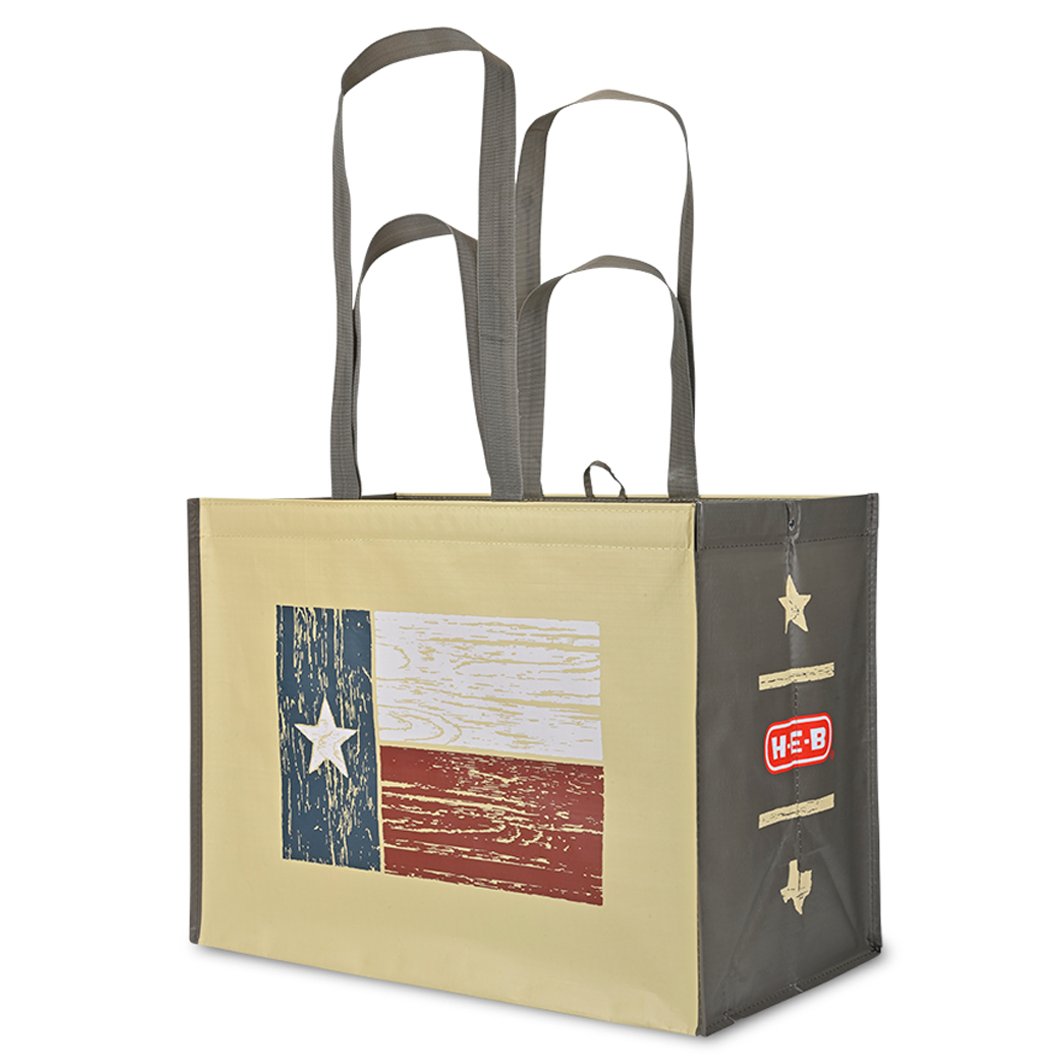 H-E-B Texas Flag Reusable Shopping Bag