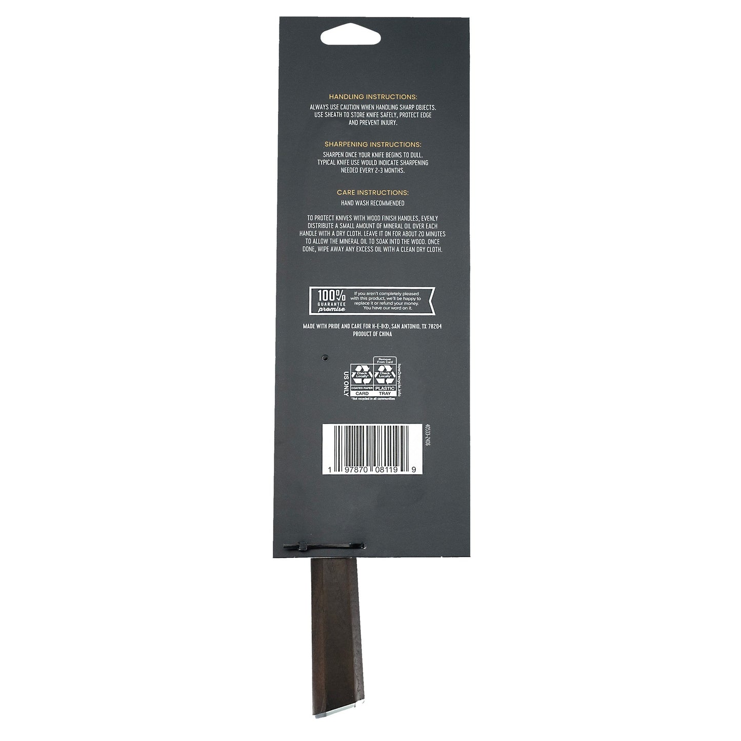 Kitchen & Table by H-E-B Chef Knife With Sheath