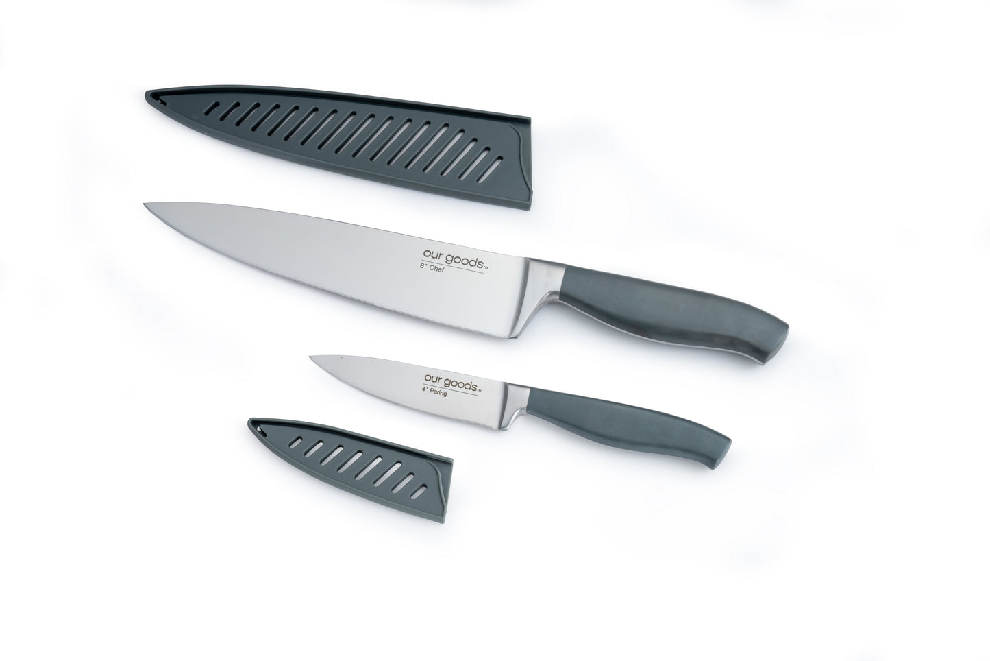 our goods Prep Knives with Sheaths Set