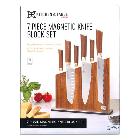 Kitchen & Table by H-E-B Magnetic Knife Block Set