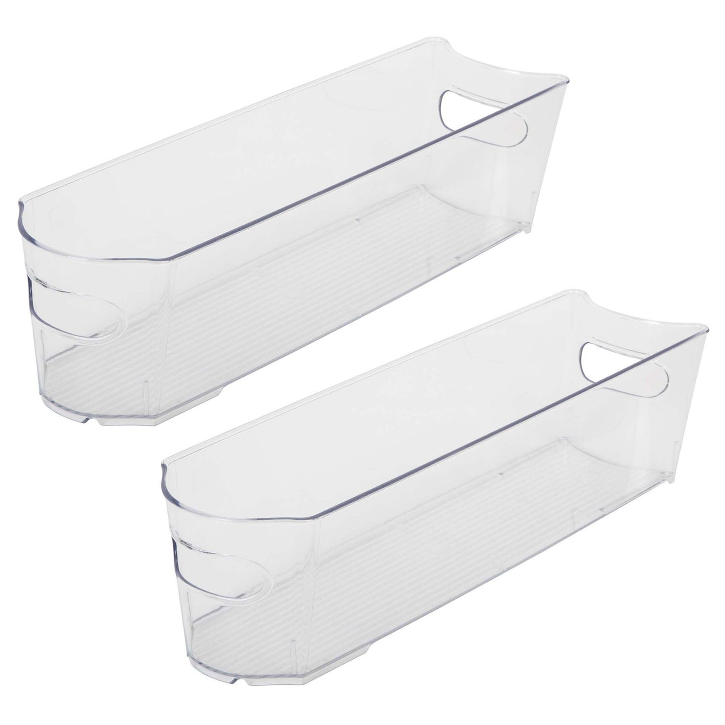 Smart Design Narrow Fridge Storage Bins, 2 Pk