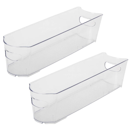 Smart Design Narrow Fridge Storage Bins, 2 Pk