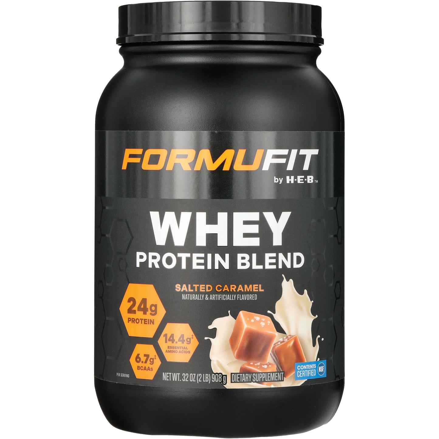 FORMUFIT by H-E-B Whey 24g Protein Powder Blend - Salted Caramel