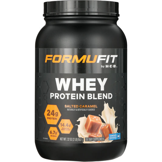 FORMUFIT by H-E-B Whey 24g Protein Powder Blend - Salted Caramel