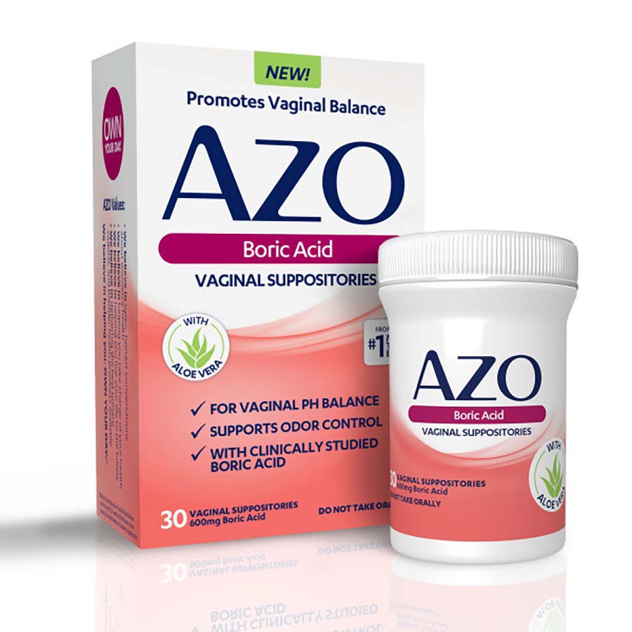 Azo Boric Acid Vaginal Suppositories