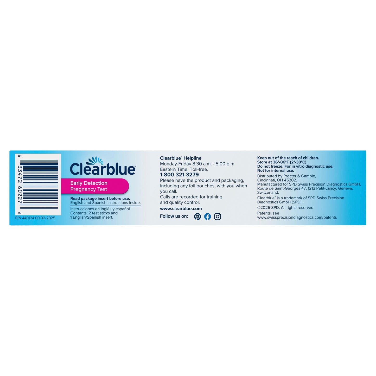 Clearblue Early Detection Pregnancy Test